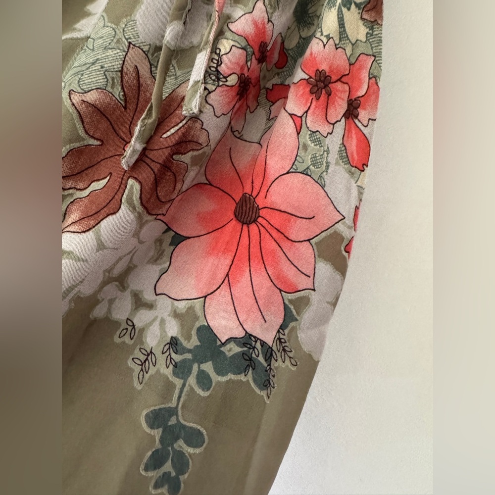 Anthropologie Floral Halter Top - Picture 2 of 5